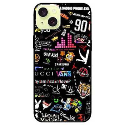 Ốp lưng dành cho Iphone 15 - Iphone 15 Plus - Iphone 15 Pro - Iphone 15 Pro Max - Họa Tiết Thương Hiệu - Hàng Chính Hãng