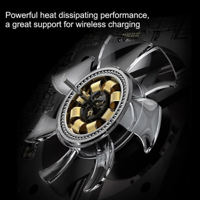 Sạc không dây cho iPhone X XS Max/ S9 Note 9 Baseus Automatic Radiating Wireless Charger Qi Fast Wireless Charging Pad -Hàng Chính Hãng 