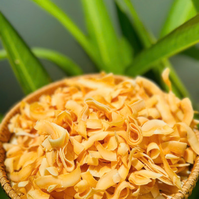 DỪA NON SẤY GIÒN - Coconut chips/ Thương hiệu HOLINUT