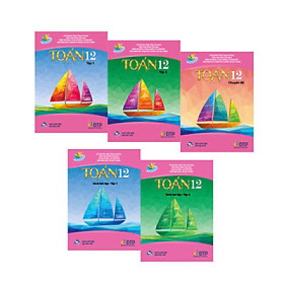 Combo sản phẩm Toán 12 (Sách bài học 1&2, sách bài tập 1&2, sách chuyên đề)