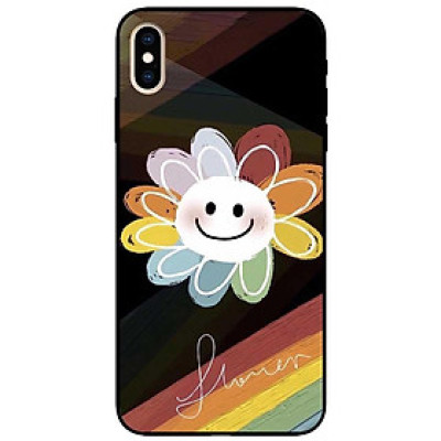 Ốp lưng cho IPhone X - Xs - Xs Max - Xr - 11 - 11 Pro Max - Hoa Vui Vẻ - Hàng Chính Hãng