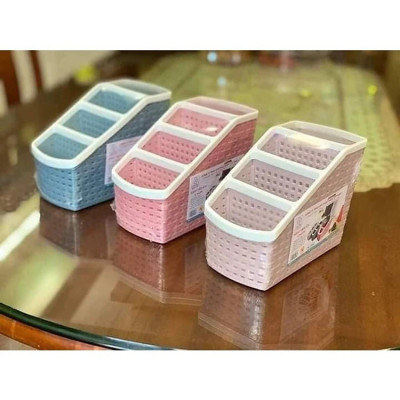 Khay đựng đồ đa năng nhựa Việt Nhật cao cấp, ống cắm bút ( màu ngẫu nhiên )