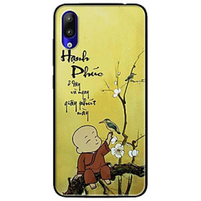 Ốp lưng dành cho Vsmart Start mẫu Hạnh Phúc Chú Tiểu Hoa Trắng