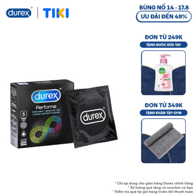 Bao cao su Durex Performa 3 bao