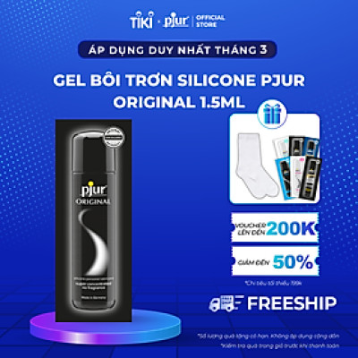 Gel bôi trơn silicone nam nữ Pjur Original túi 1.5ml đặc biệt dành cho làn da nhạy cảm an toàn lành tính