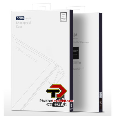 Bao da có ngăn để bút dành cho Samsung Galaxy Tab S7 FE chính hãng Dux Ducis Domo  - Hàng chính hãng