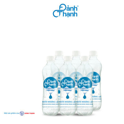 Lốc 6 chai Nước Khoáng Thiên Nhiên Có Ga Đảnh Thạnh 430ml