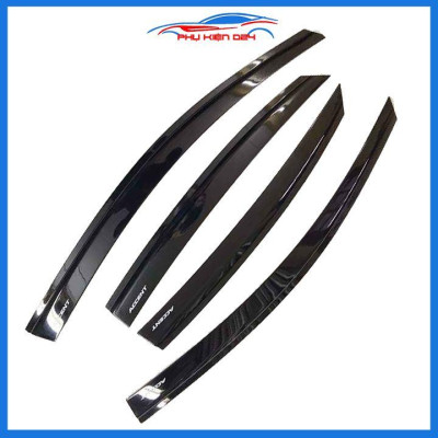 Vè mưa Accent 2018-2019-2020 vè đen che mưa bảo vệ trang trí xe