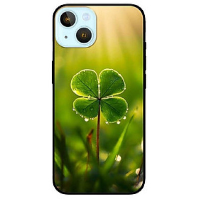 Ốp lưng cho IPhone 14 - 14 Plus - 14 Pro - 14 Pro Max - Cỏ May Mắn Vươn Lên - Hàng Chính Hãng