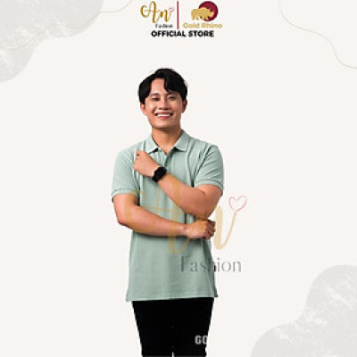 Áo Polo Nam Màu Bạc Hà Cao Cấp Với Chất Vải 100% Cotton - Gold Rhino