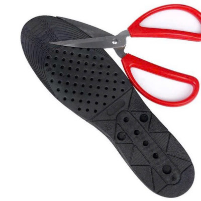 Lót giày tăng chiều cao tăng 5cm chất liệu Đệm Khí êm chân, thoáng khí Nguyên Bàn - Đen