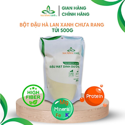 Bột đậu Hà lan xanh tự nhiên Canada