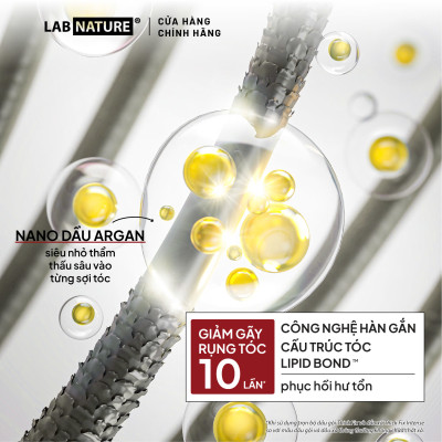 Dầu gội Ngăn rụng tóc Lab Nature Thick Fix - Công Nghệ Hàn Gắn Cấu Trúc Tóc - 450ml