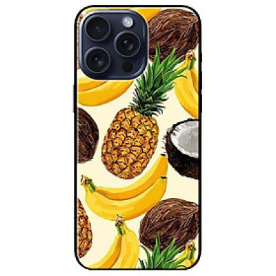 Ốp lưng dành cho Iphone 15 - Iphone 15 Plus - Iphone 15 Pro - Iphone 15 Pro Max - Dừa Chuối Dứa - Hàng Chính Hãng