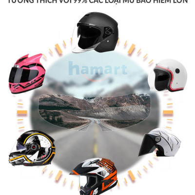 Miếng Dán Chống Nước Mũ Bảo Hiểm Hamart Decal Dán Kính Nón Bảo Hiểm Trùm Đầu Biker Motor Chống Bám Nước