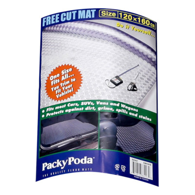 Thảm Cuộn Lót Sàn Ô Tô PACKY PODA 8899 Màu Kem