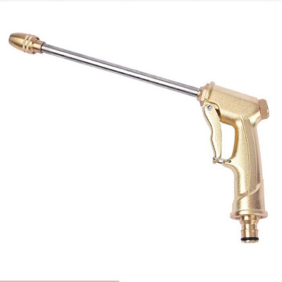  Bộ dây vòi xịt nước rửa xe, tưới cây . tăng áp 3 lần, loại 20m 206701-3 đầu đồng,cút,nối đen+ tặng đai