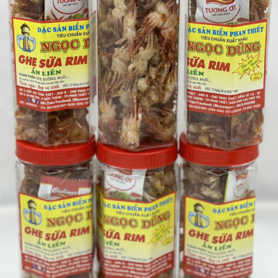 Đặc sản Phan Thiết - Ghẹ Sữa Rim Hộp (Gói) 250 Gram Đã Chế Biến Ăn Liền Ngon Ơi Là Ngon. Hạn Sử Dụng 12 Tháng Kể Từ Ngày Đặt Hàng - OCOP 4 Sao