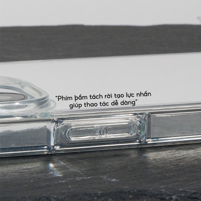 Ốp lưng giảm sốc chống va đập chống ố vàng cho iPhone 14 Pro Max / 14 Pro / 14 Plus / iP 14 hiệu X-level ICE Crystal trang bị đệm khí ẩn bốn góc, Mặt lưng PC chống ố vàng - Hàng nhập khẩu