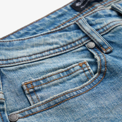 Quần jeans nam ROUTINE màu Xanh M/INDIGO . Form Slim cropped - 10F24DPA007 | LASTORE MENSWEAR