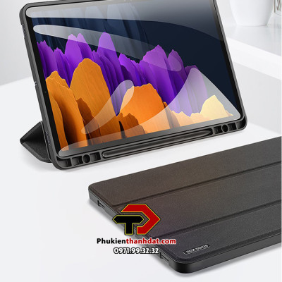 Bao da có ngăn để bút dành cho Samsung Galaxy Tab S8 chính hãng Dux Ducis Domo - Hàng chính hãng