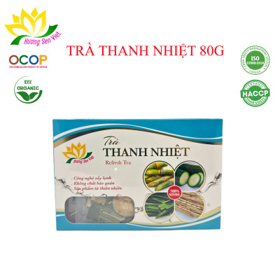 TRÀ THANH NHIỆT HỘP 80G - HƯƠNG SEN VIỆT