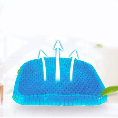 Đệm Ngồi Chống Mỏi 3D 2 Lớp Thoáng Khí - Chống Đau Mỏi Lưng - Đệm Gel Tổ Ong Đàn Hồi Lót Ghế, Mẫu Mới 2022