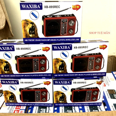 Đài Radio Waxiba XB-895 REC Hàng Chính Hãng MẪU MỚI 2022 GIÀNH CHO NGƯỜI GIÀ