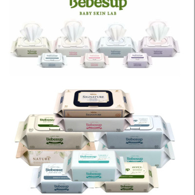 Khăn Ướt Bỏ Túi Hàn Quốc Bebesup Zero 20Tờ/ Gói Thương Hiệu Bebesup