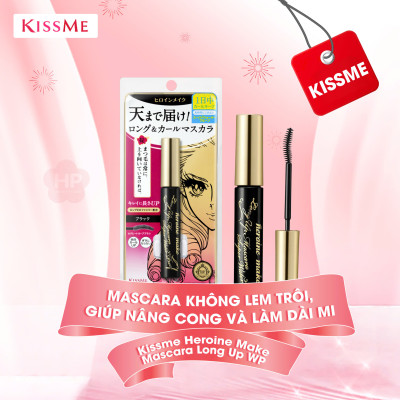 Set Dây Mascara Làm Nâng Cong Dài, Dày Rậm Mi Và Tẩy Trang Mi Kissme (6g & 6.6ml)