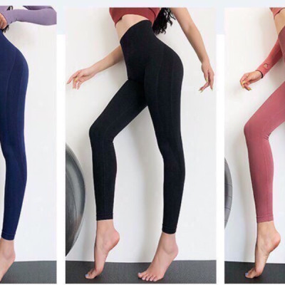 QUẦN LEGGING MÔNG TIM DỆT KIM TẬP GYM YOGA CHẤT VẢI DỆT KIM