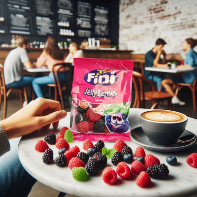 Kẹo Dẻo Fini Jelly Berries Vị Mâm Xôi 90g