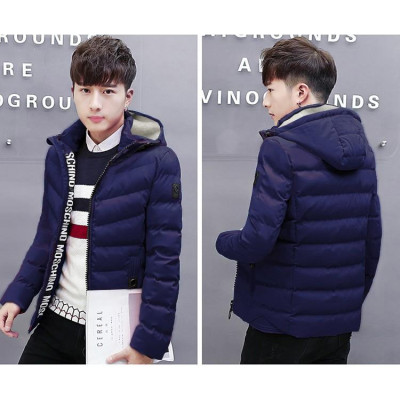 ÁO PHAO NAM CHẦN BÔNG 3 LỚP CÓ NÓN THÁO RỜI AP02-RÊU