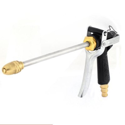  Bộ dây vòi xịt nước rửa xe, tưới cây . tăng áp 3 lần, loại 15m 206318 đầu đồng,cút,nối vàng + tặng đai