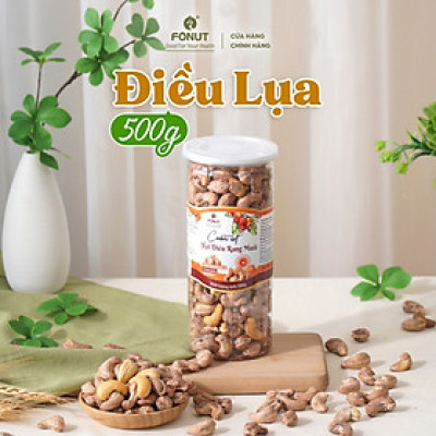 Hạt Điều Còn Vỏ Lụa Rang Muối 500g