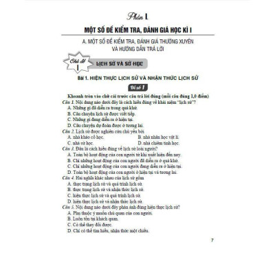 Sách - Đề Kiểm Tra, Đánh Giá Lịch Sử Lớp 10 - Bám Sát SGK Kết Nối Tri Thức Với Cuộc Sống - Hồng Ân