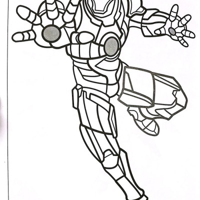 Tô Màu Siêu Anh Hùng: Người Sắt