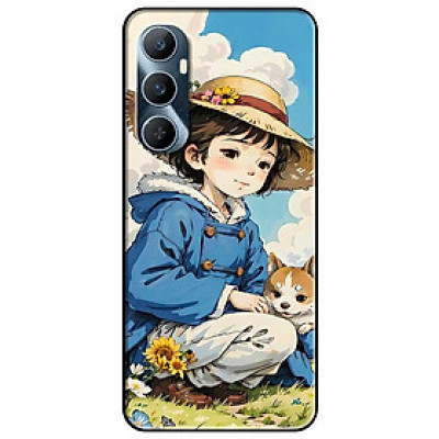 Ốp lưng cho Oppo Realme 10 - C11 2021 - C65 4G - C67 - C20 - Poco X6 5G - Cô Gái Và Cún Con - Hàng Chính Hãng