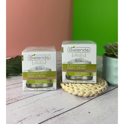 Kem dưỡng Bielenda Xanh lá dưỡng ẩm trẻ hóa da, cho da dầu nhờn mụn, hỗn hợp