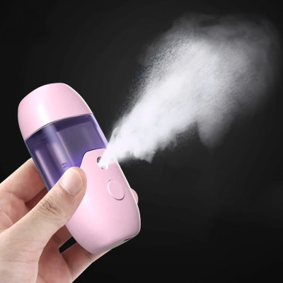 MÁy phun sương nano mini cầm tay dễ thương ( giao mẫu ngẫu nhiên) Chăm Sóc Và Làm Mát Da Mặt (BẬT: BẤM NÚT 2 LẦN)