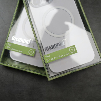 Ốp lưng trong suốt sạc từ tính bảo vệ camera cho iPhone 16 Pro Max, iPhone 16 Pro, iPhone 15 Pro Max, Iphone 15 Pro hiệu Memumi Glitter Magnetic - Siêu Mỏng 0.3mm, Tích Hợp Sạc Không Dây Từ Tích Magnetic, Lực Hút Mạnh, Chắc Chắn - Hàng nhập khẩu