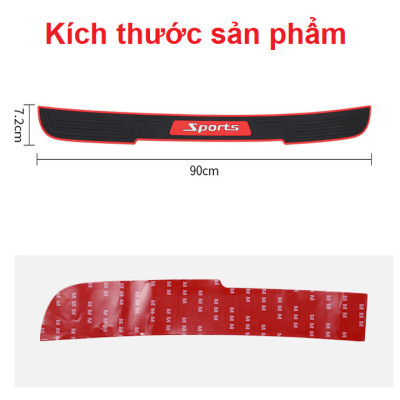 Cuộn cao su dán bảo vệ chống xước cốp sau xe hơi, ô tô SP01