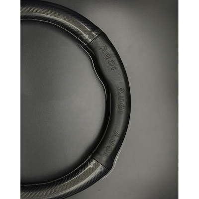 Bọc vô lăng carbon xe Mitsubishi Xpander, Pajero, Attrage, Mirage, Triton, Outlander, Jolie, Lancer