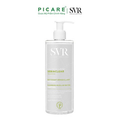 Nước Làm Sạch Da, Tẩy Trang Và Loại Bỏ Dầu SVR Sebiaclear Eau Micellaire Chai 400ml - SEM