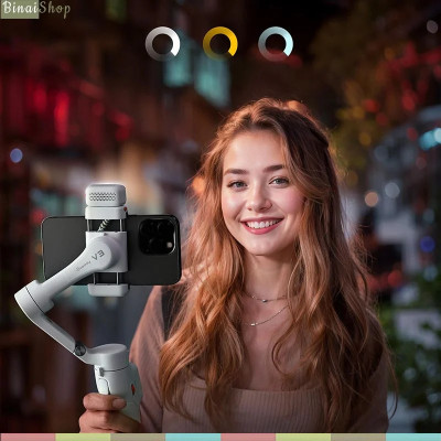 Hohem Isteady V3 - Gimbal Chống Rung Kiêm Gậy Selfie Cho Smartphone, Tích Hợp AI, Điều Khiển Từ Xa, Tải Trọng 300g - Hàng chính hãng