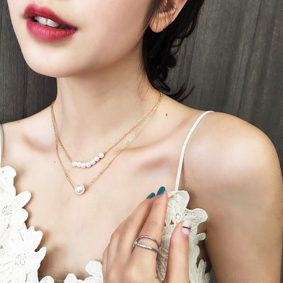 Dây chuyền ngọc trai phong cách Hàn Quốc