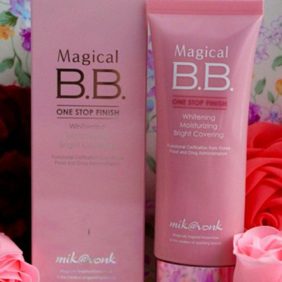 Kem nền trang điểm Mik@vonk Magical BB Cream Hàn Quốc 60g tặng kèm móc khoá