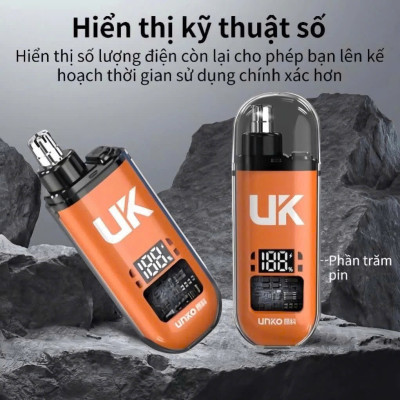 Máy cắt tỉa lông mũi chuyên nghiệp pin sạc chống nước MÀU ĐEN hoàn hảo cho vẻ ngoài của bạn