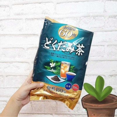 Trà Diếp Cá Hỗ Trợ Thanh Nhiệt, Thải Độc Dokudami Tea Orihiro 60 Túi Lọc Nhật Bản, Giúp Thanh Lọc Cơ Thể