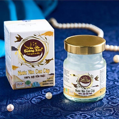 Nước Yến Cao Cấp Yến Sào Hoàng Kim - Hương Vị Lá Dứa Thanh Mát, Giải Nhiệt & Bồi Bổ - Chuẩn OCOP 4 Sao (Hộp 1 Hũ x 70ml)